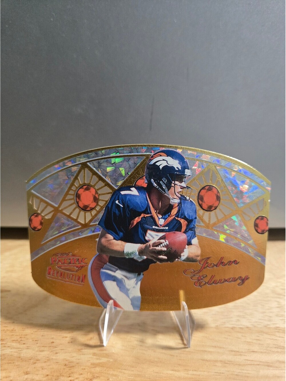 John Elway #2 - 1997 Pacific Revolution - Ring Bearers Die-Cut SSP